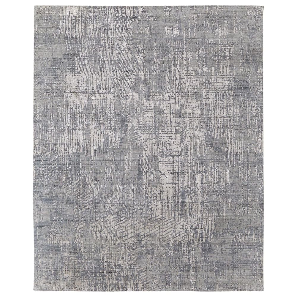 Feizy Eastfield 69A1F 8" Round Gray Area Rug, , large