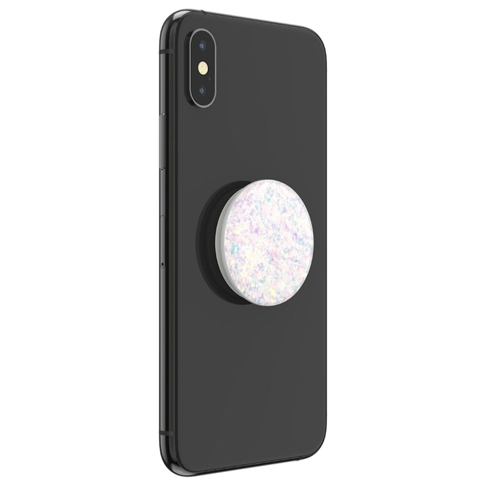 PopSockets PopGrip Premium Swappable Device Stand and Grip - Iridescent Confetti White, , large