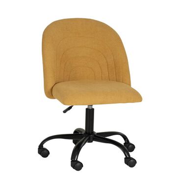Linden Boulevard Stormy Desk Chair in Mustard, , large
