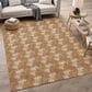 Dalyn Rug Company Soft Essentials Chevron Paprika 10" x 14" Area Rug, , large