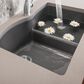 Blanco Diamond 32" 1-3/4 Double Bowl Kitchen Sink with Low Divide in Cinder, , large