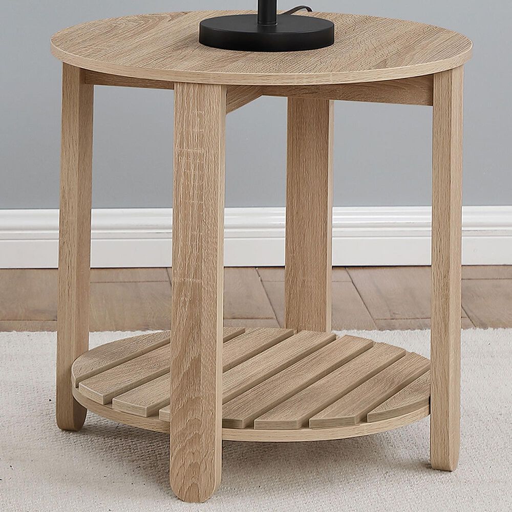 Pacific Landing Fowler End Table in Natural, , large