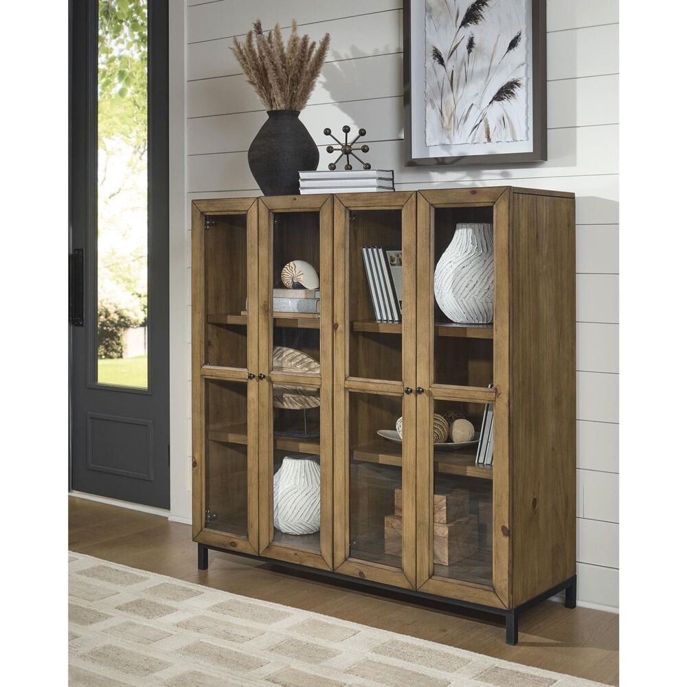 Ashley Wrenridge Accent Cabinet in Gray Brown, , large