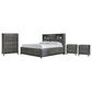 Ashley Caitbrook 4-Piece King Storage Bed Set in Gray, , large