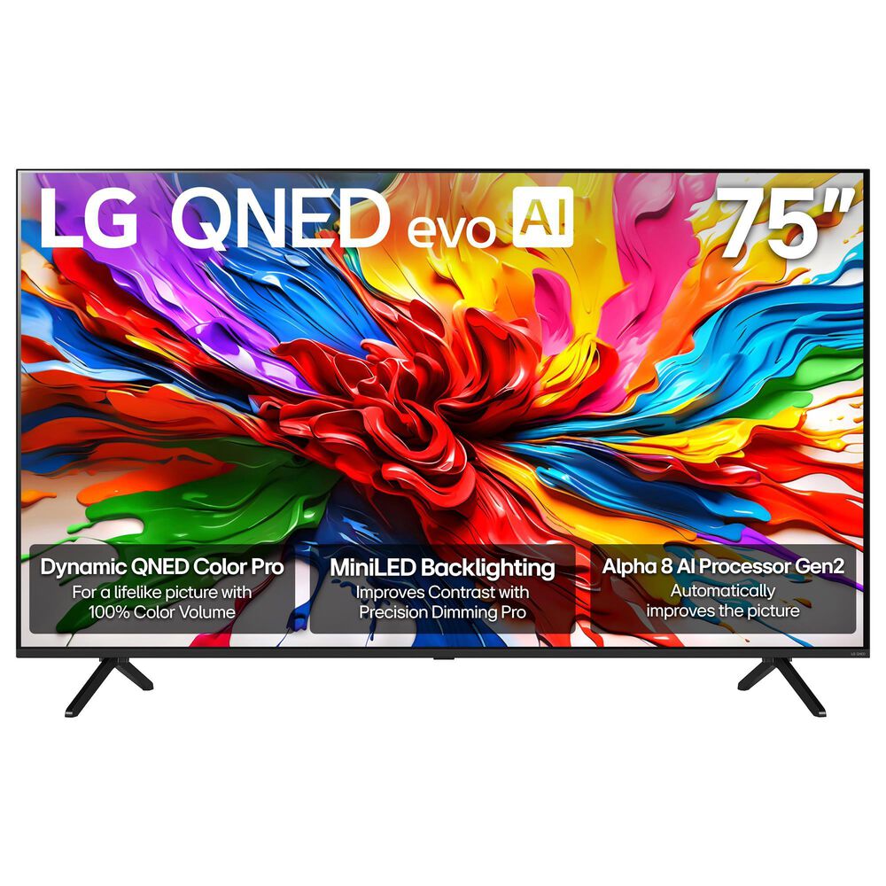 LG 75&quot; Class QNED92A Series evo AI Mini LED 4K Ultra HD in Black - Smart TV, , large
