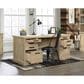 Sauder Aspen Post Executive Desk in Prime Oak, , large