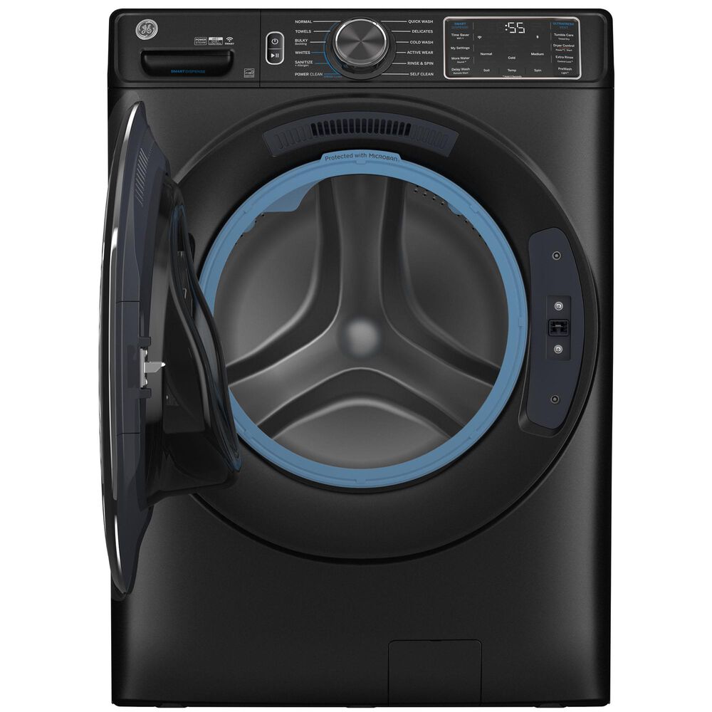 GE Appliances 5.0 Cu. Ft. Washer and 7.8 Cu. Ft. Gas Dryer in Black , , large