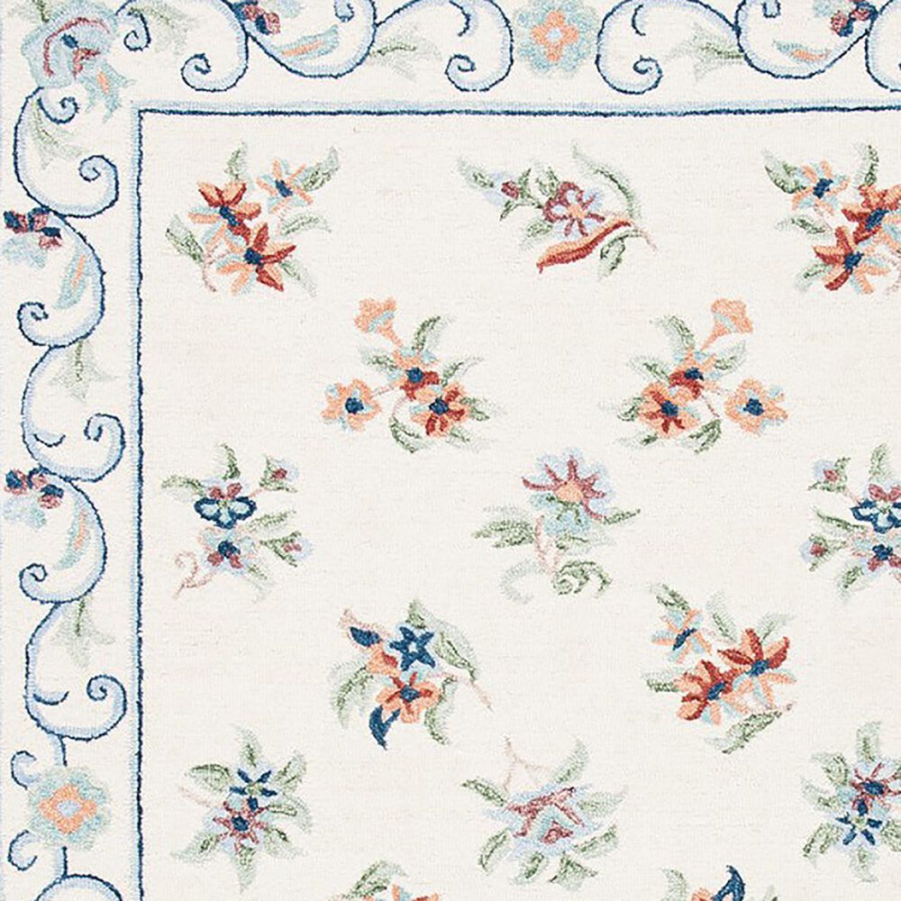 Safavieh Micro-Loop MLP376A 2&#39;3&quot; x 9&#39; Ivory and Gray Runner, , large