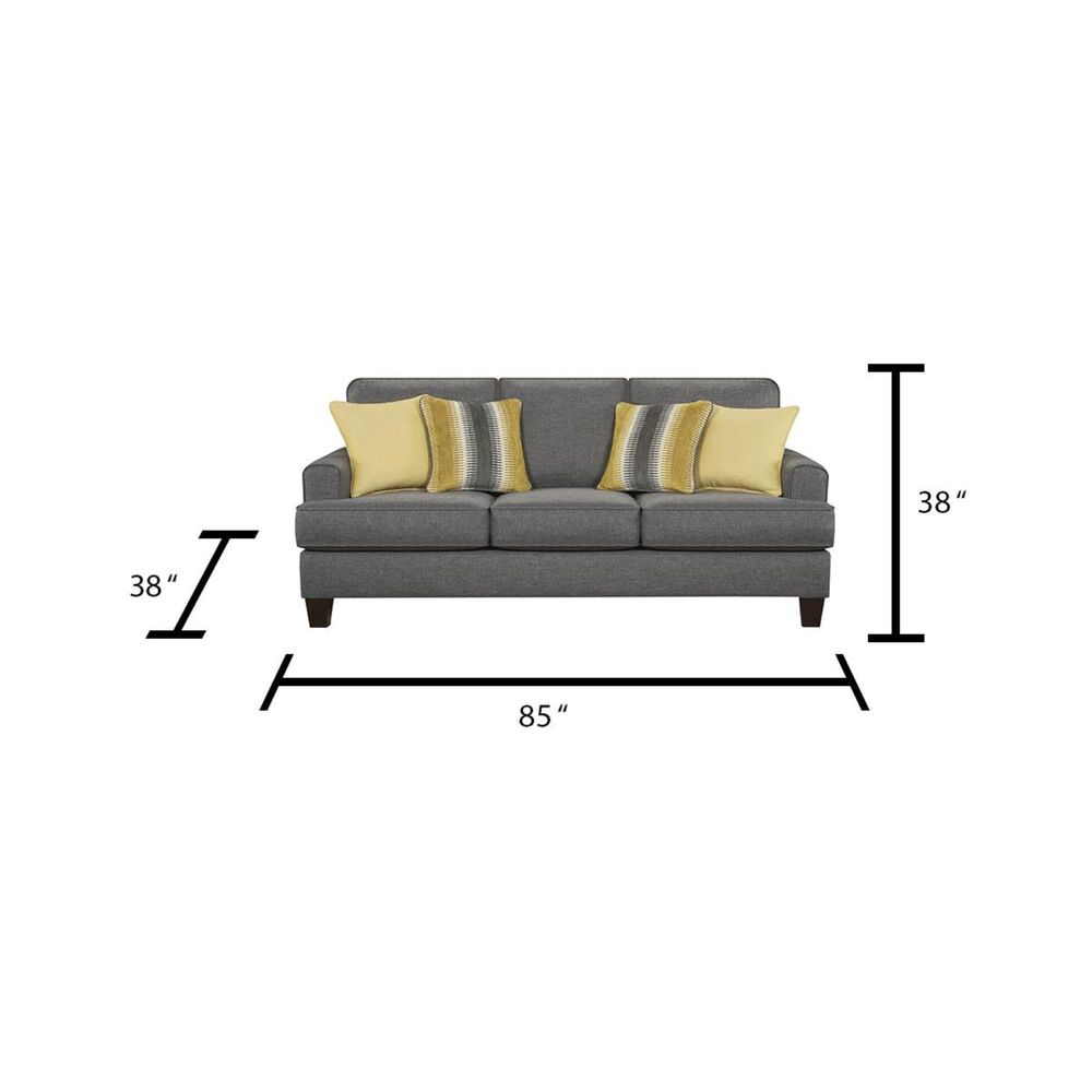 Xenia Maxwell Sleeper Sofa in Gray, , large