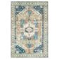 Surya Erin 2" x 3" Navy, Sage, Camel and Aqua Area Rug, , large