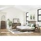 Ashley Elbrim 5-Piece King Bedroom Set in Brown with LED and USB Ports, , large