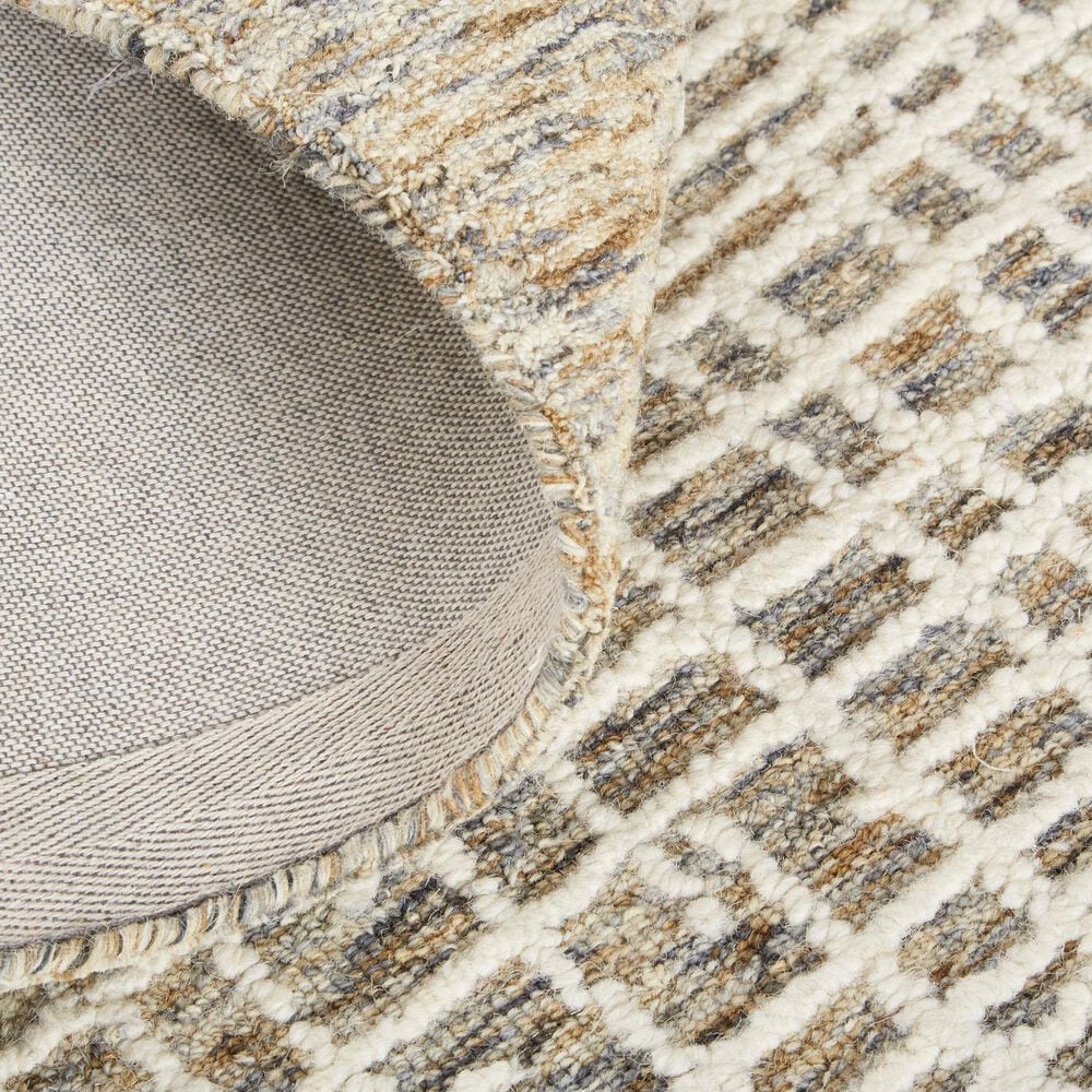 Feizy Maddox 3&#39;6&quot; x 5&#39;6&quot; Charcoal and Brown Area Rug, , large
