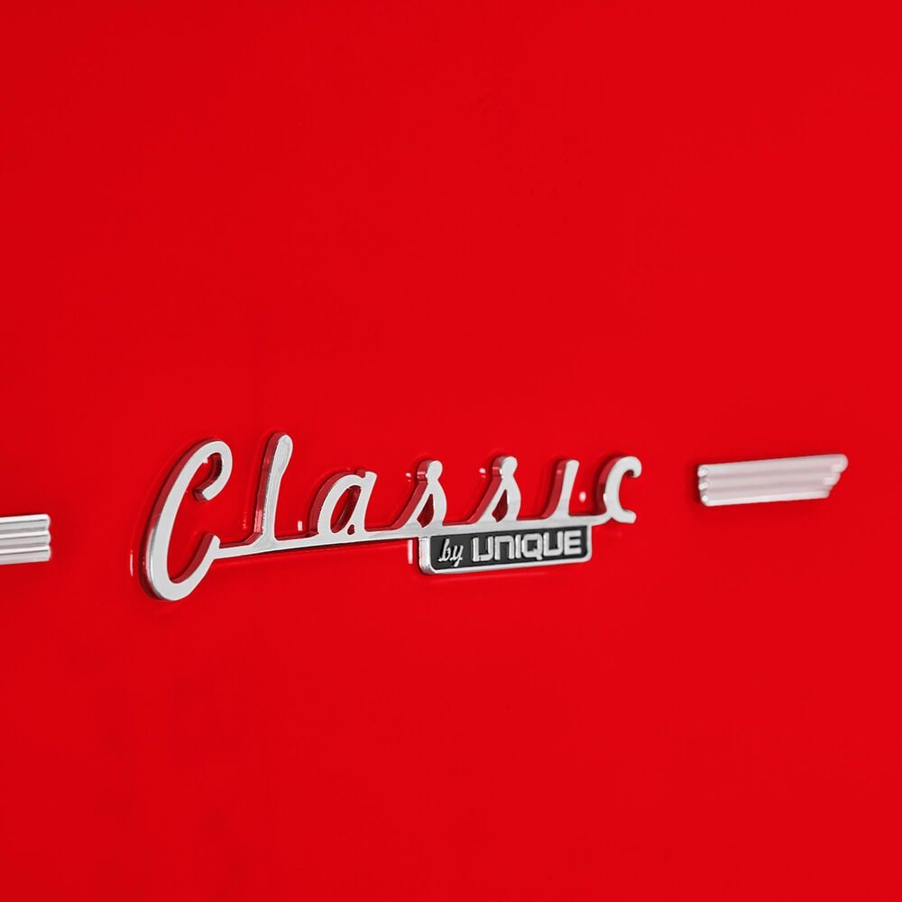 Unique Appliances Classic Retro 12 Cu. Ft. Bottom Freezer Regfrigerator In Candy Apple Red, , large