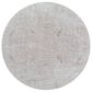 Surya Masterpiece Light Gray, Medium Gray, Cream and Tan 5"3" Round Area Rug, , large