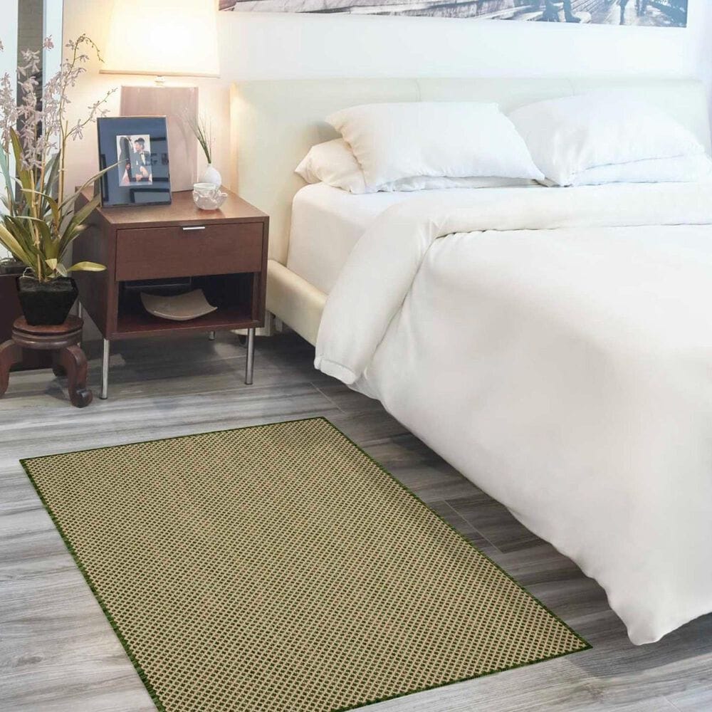 Nourison Courtyard Green 2&#39; x 3&#39; Indoor/Outdoor Area Rug, , large