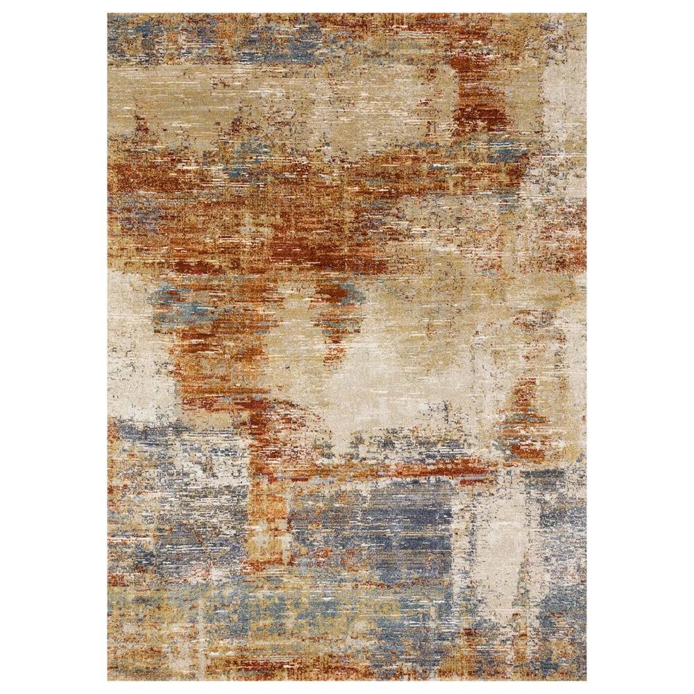Loloi Augustus 5"3" x 7"8" Terracotta Area Rug, , large
