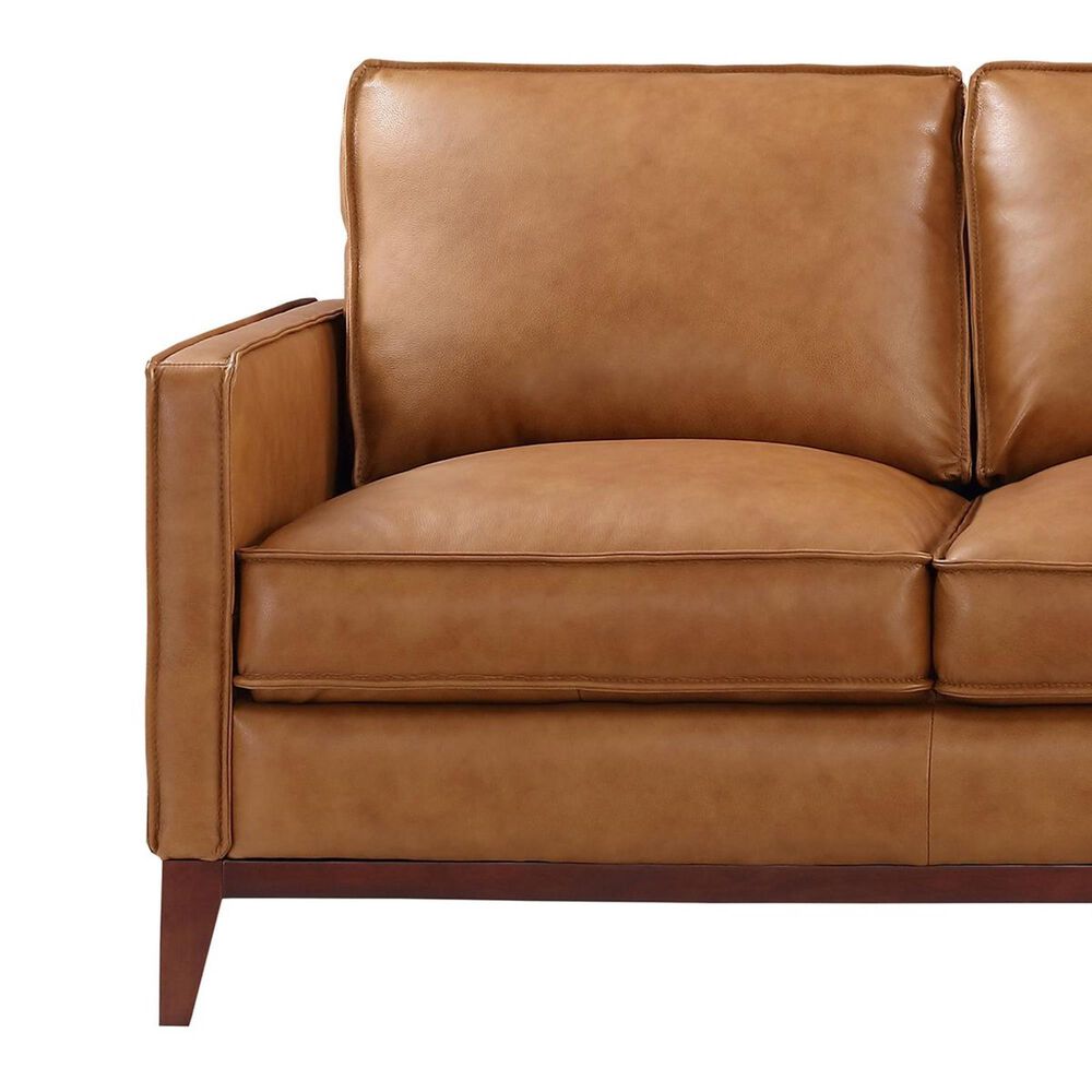 Camel Tan Lt. Brown Gen. Leather Replacement Cushions for