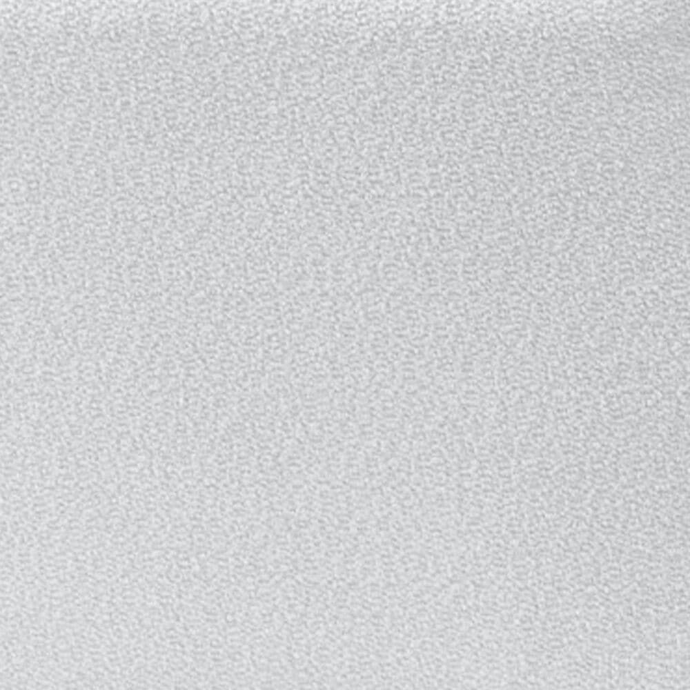 Jaxx Fairlie Boucle Fabric Ottoman in White, , large