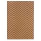 Oriental Weavers Karavia 7"10" Round Brown Outdoor Area Rug, , large
