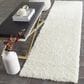 Safavieh Athens Shag SGA119B-210 2"3" x 10" White Runner, , large