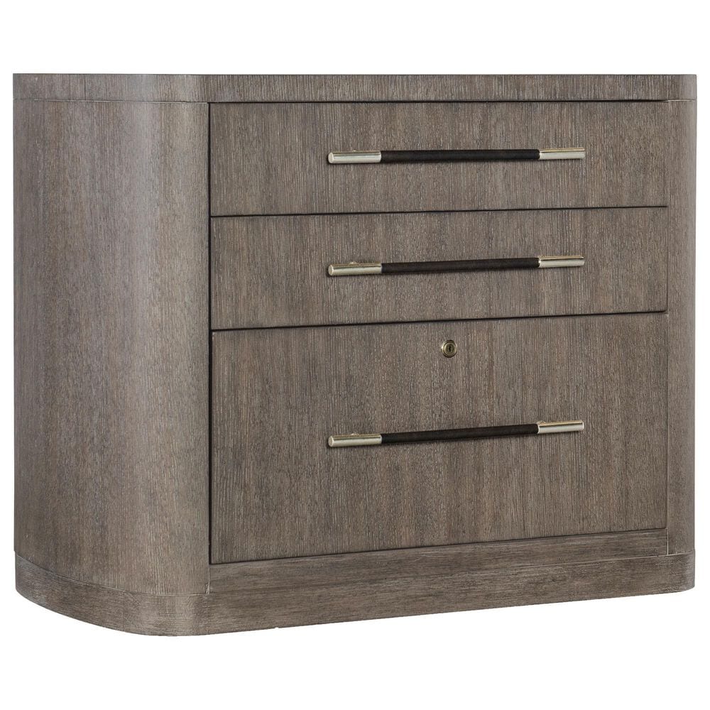 Hooker Furniture Modern Mood Lateral File in Earthy Brown and Pewter, , large