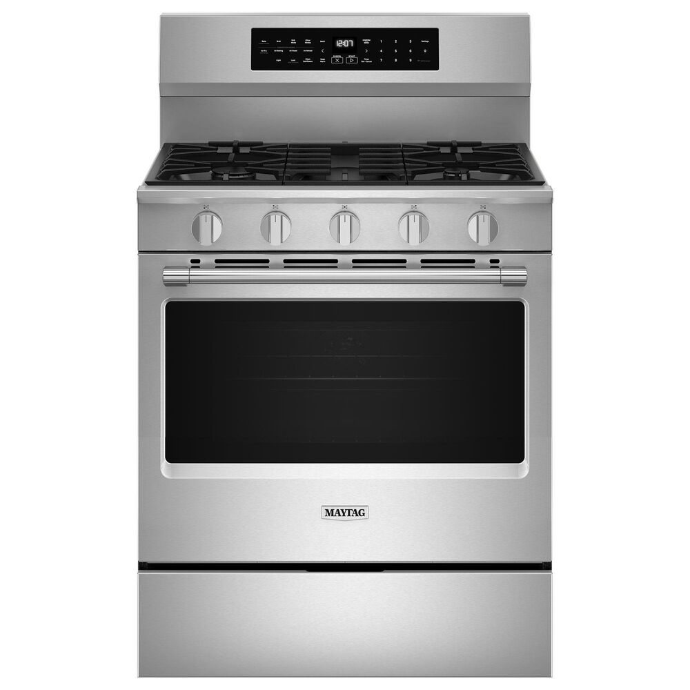 Maytag 5.0 Cu. Ft. Freestanding Gas Range with Grill Mode in Fingerprint Resistant Stainless Steel, , large