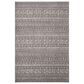 Safavieh Tulum TUL263F 6" x 9" Dark Grey and Ivory Area Rug, , large