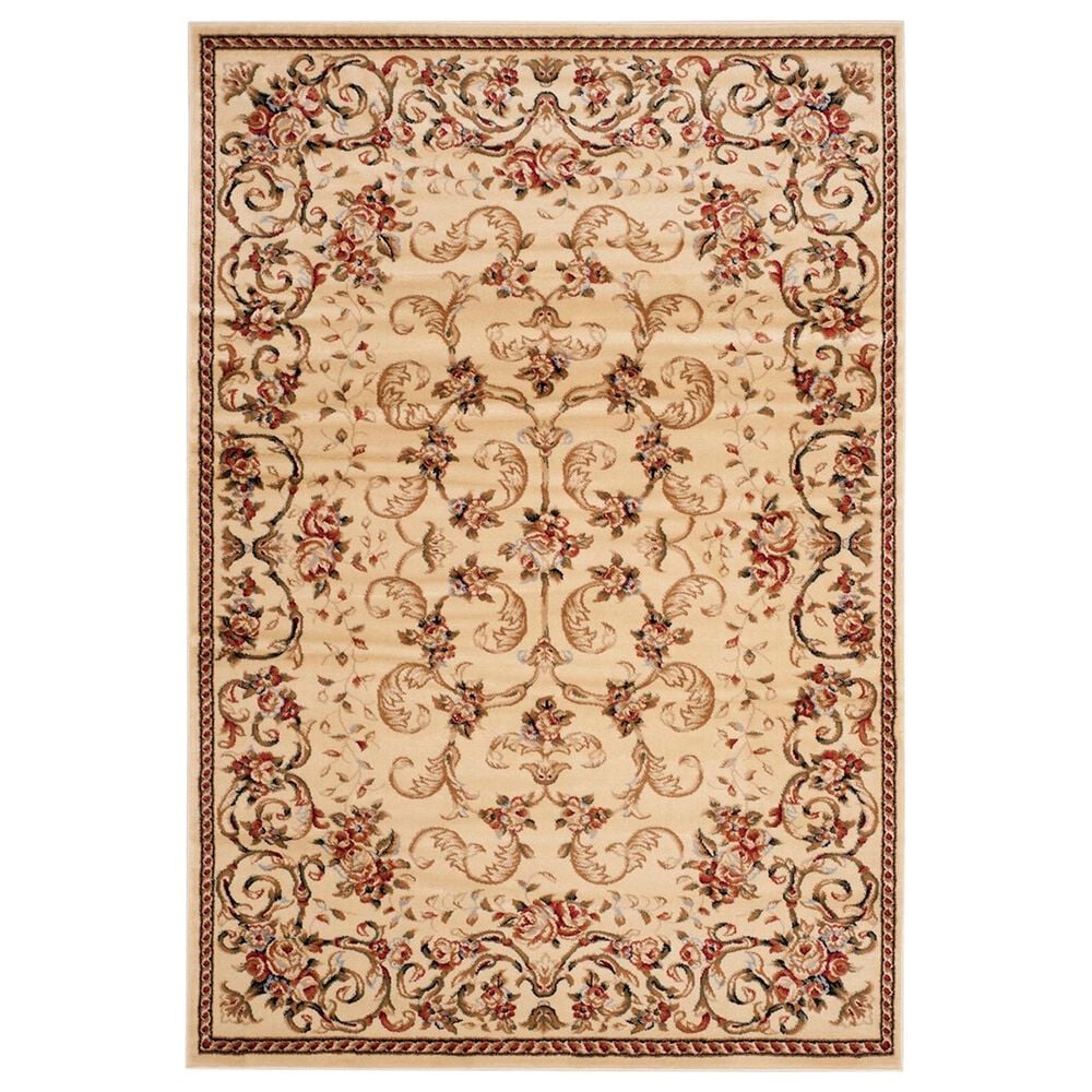 Safavieh Lyndhurst LNH327 5"3" x 7"6" Ivory and Beige Area Rug, , large