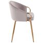 LumiSource Claire Accent Chair in Silver, , large