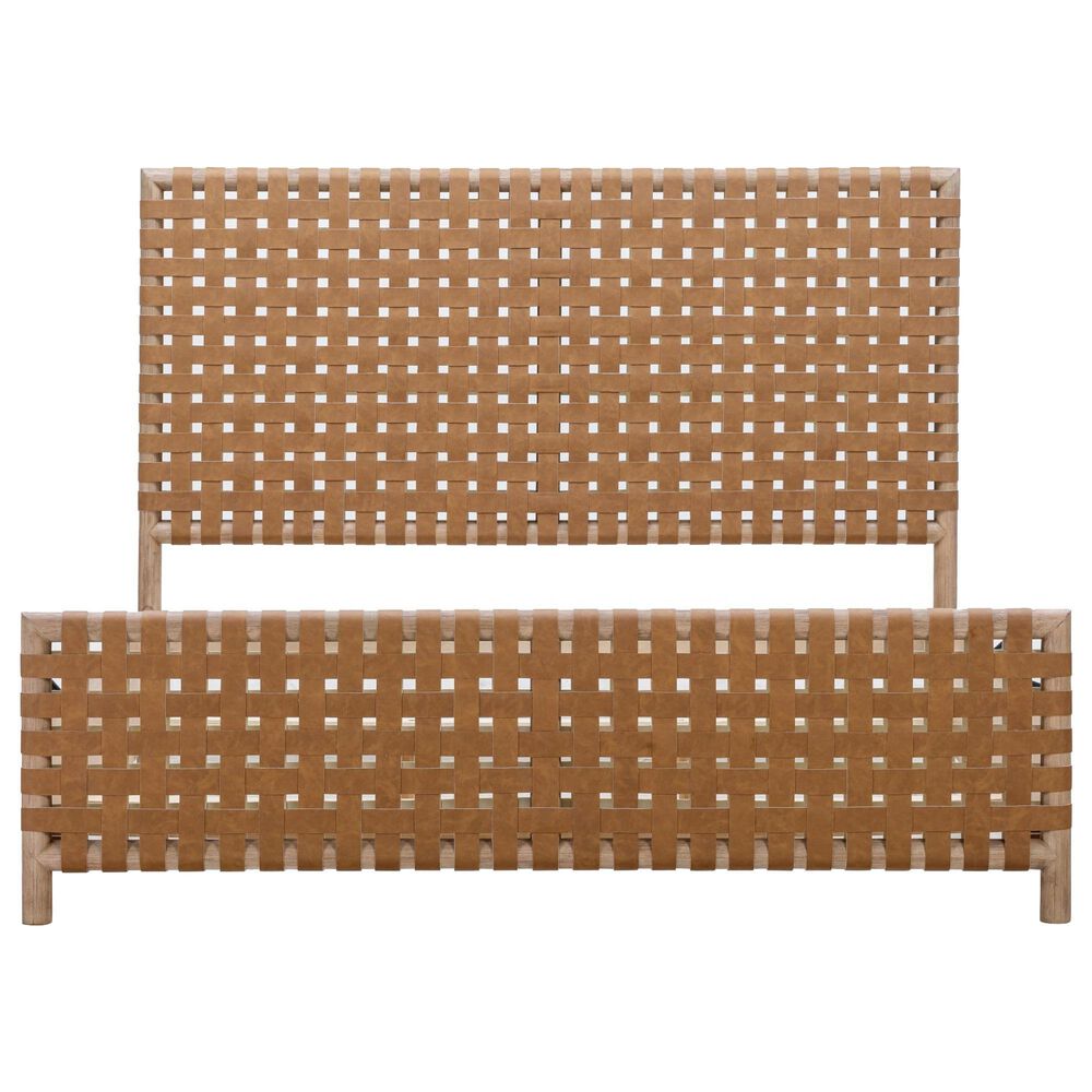 Urban Home Dorsey Queen Platform Bed with Two Nightstand in Granola, , large