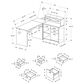 Monarch Specialties L-Shaped Computer Desk in Dark Taupe, , large
