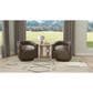 Golden Wave Furniture Brunco Swivel Chair in Dark Brown, , large