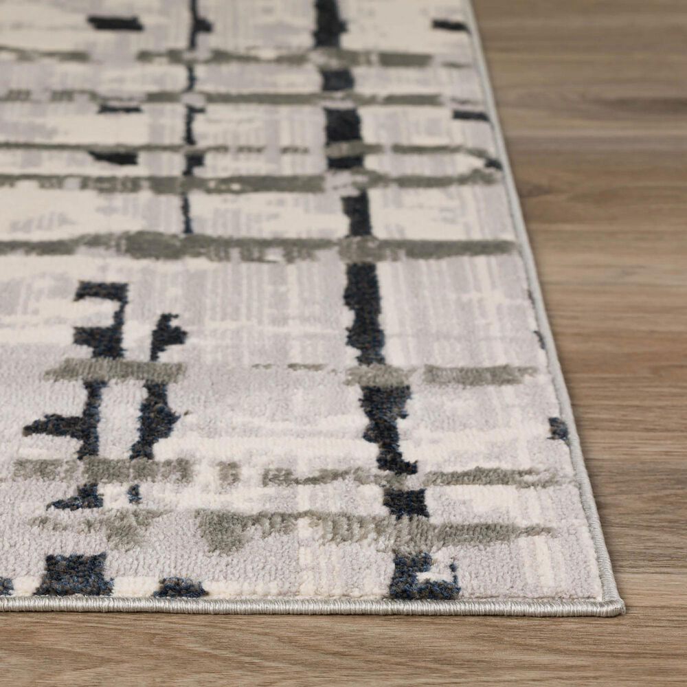 Dalyn Rug Company Karma KM4 5&#39;1&quot; x 7&#39;5&quot; Grey Area Rug, , large