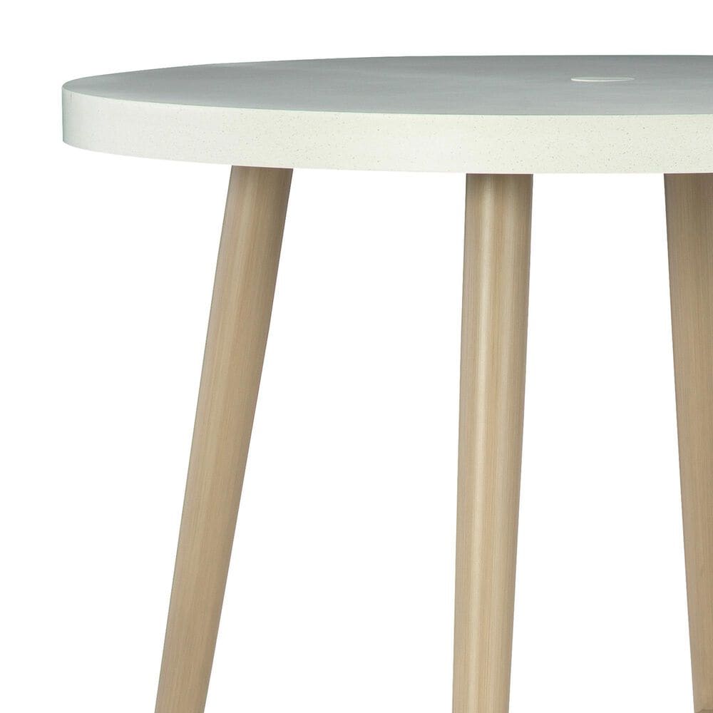 Ashley Seton Creek Patio Round Bar Table in Beige, , large