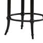 Armen Living Otis Counter Height Stool with Night Life Blue Upholstery in Dark Brown, , large