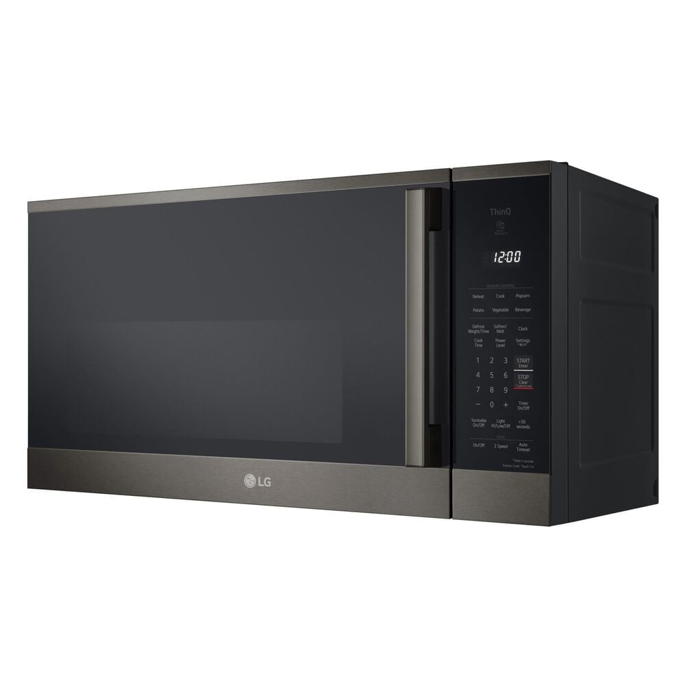 LG 1.8 Cu. Ft. Over-the-Range Microwave Oven in PrintProof Black Stainless Steel, , large