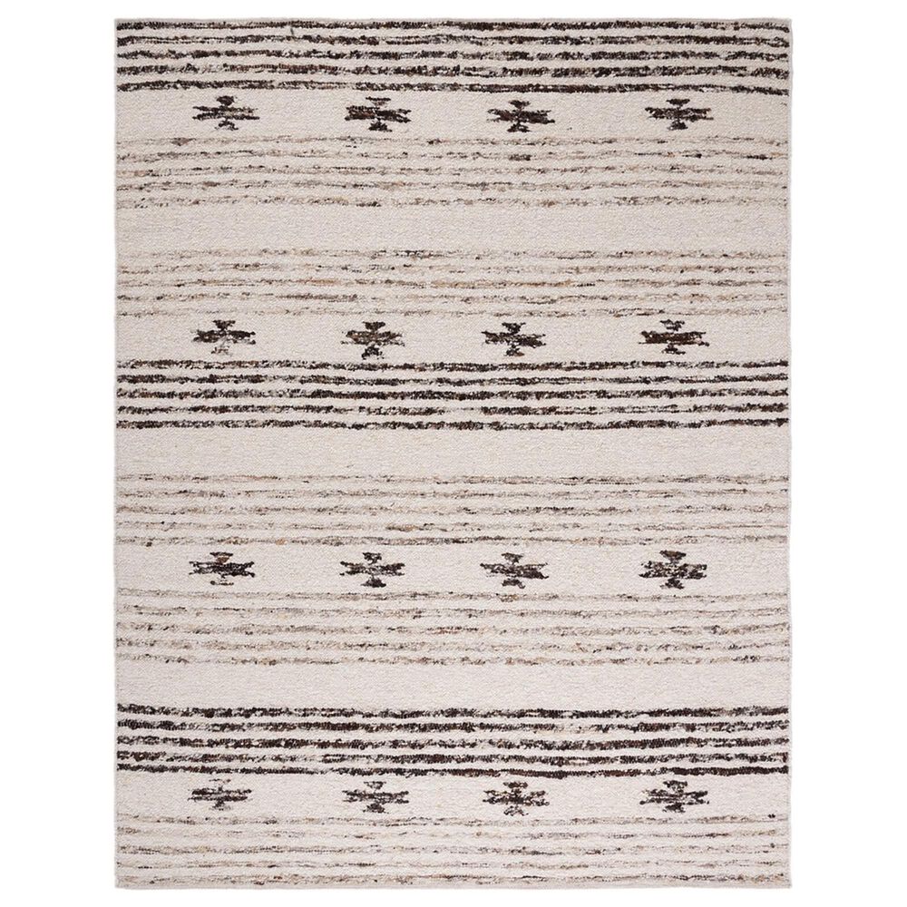Safavieh Natura NAT325Z 9&#39; x 12&#39; Black and Ivory Area Rug, , large