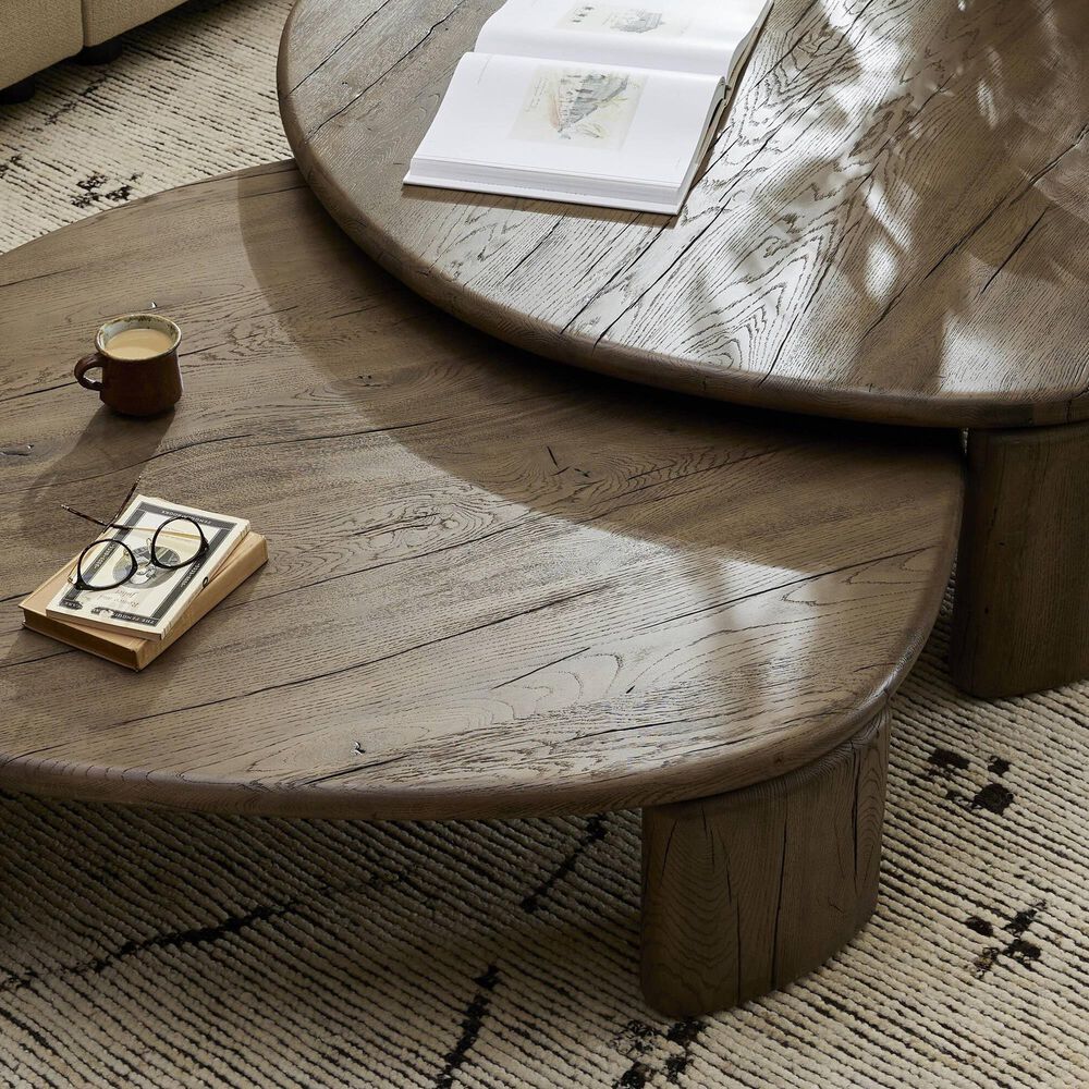 Four Hands Falco Nesting Table-Grey Reclaimed French Oak, , large