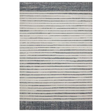 Loloi II Hagen 3"7" x 5"7" White and Ocean Area Rug, , large