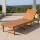 Zuo Modern Breath Outdoor Chaise Lounge in Brown, , large
