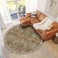 Dalyn Rug Company Hatay 8" Round Copper Area Rug, , large
