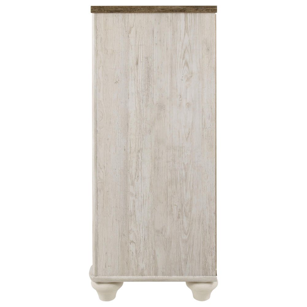 Signature Design by Ashley Willowton 3-Piece Queen Bedroom Set in Whitewash, , large