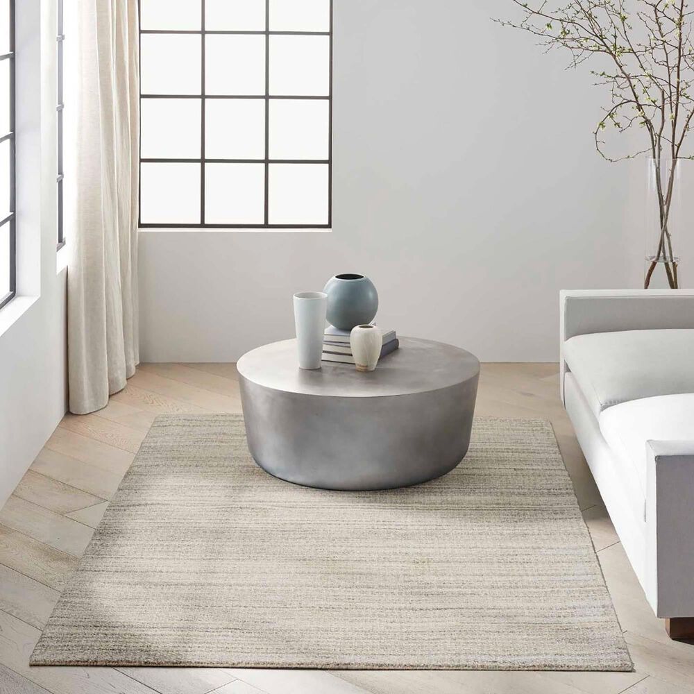 Nourison Abrash 5&#39;3&quot; x 7&#39;3&quot; Grey Area Rug, , large