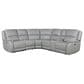 Steve Silver Alexandria 6-Piece Power Reclining Sectional in Stone, , large