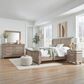 Belle Furnishings Rustic Traditions 4-Piece King Sleigh Bedroom Set in Saddle Tan, , large