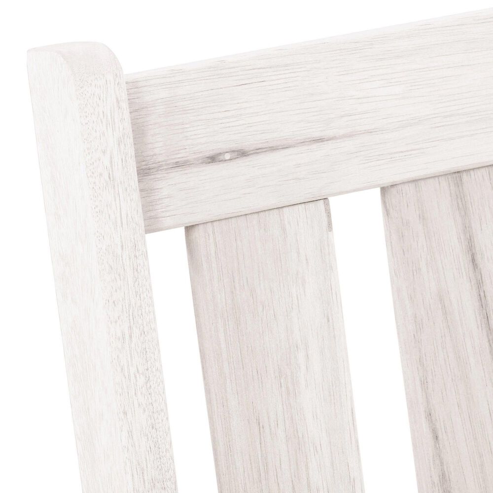 CorLiving Miramar Patio Storage Bench in White, , large