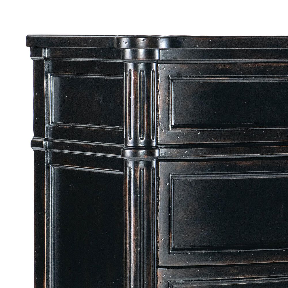 Hooker Furniture Charleston 3-Drawer Nightstand in Black Cherry, , large