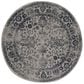 Safavieh Adirondack ADR109P 6" Round Grey and Navy Area Rug, , large