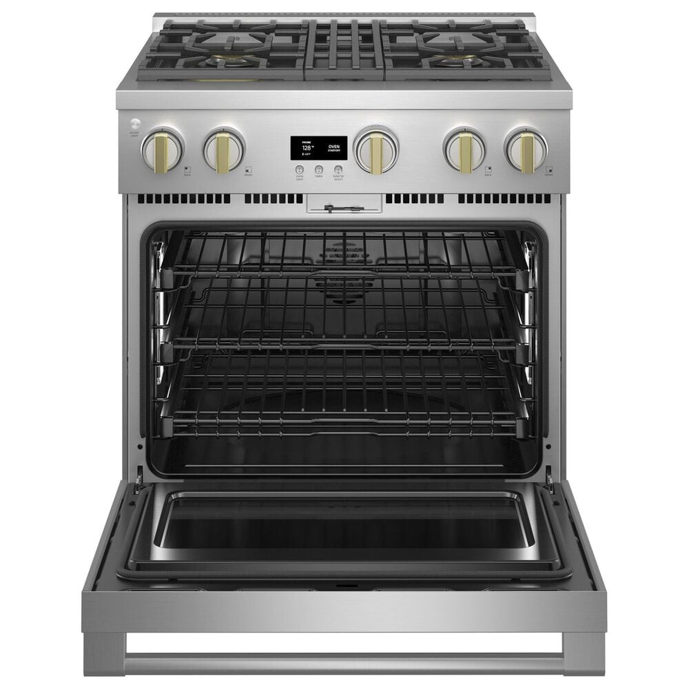 Monogram 30&quot; Dual-Fuel Professional Range with 4 Burners in Stainless Steel, , large
