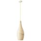 Savoy House Jean 1-Light Pendant in Natural and Brass, , large